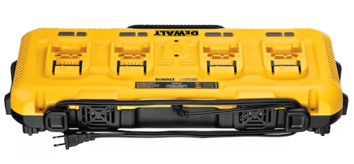 DeWalt DCB104 20V MAX 4-Port Fast Battery Charger – New Open Box