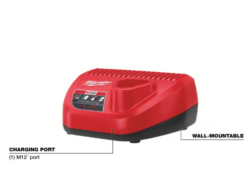 Milwaukee 48-59-2401 M12 Lithium-Ion Battery Charger (Single Port) – New Open Box