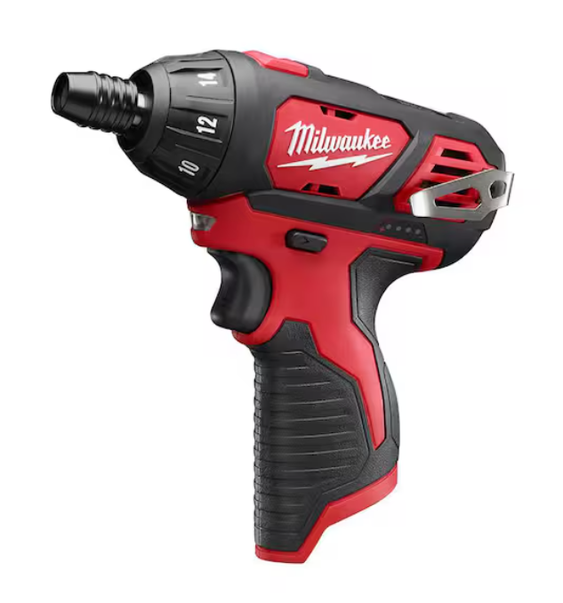 Milwaukee 2401-20 M12 1/4 in. Hex Cordless Screwdriver – Tool Only – New Open Box