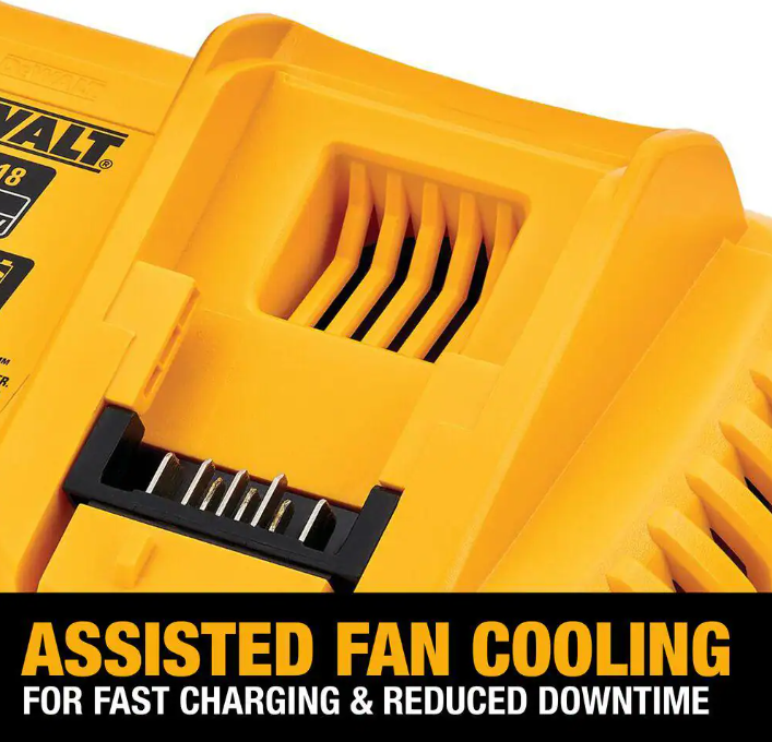 DeWalt DCB118 20V MAX & FLEXVOLT 60V Fan-Cooled Fast Battery Charger – New Open Box
