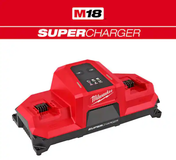 Milwaukee 48-59-1815 M18 Dual Bay Simultaneous Super Charger – New Open Box