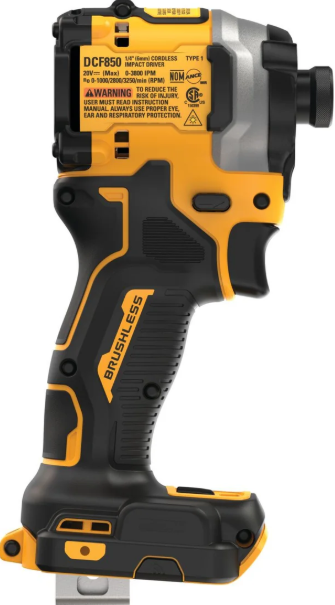 DeWalt DCF850 ATOMIC 20V MAX Brushless 3-Speed 1/4 in. Impact Driver – Tool Only – New Open Box